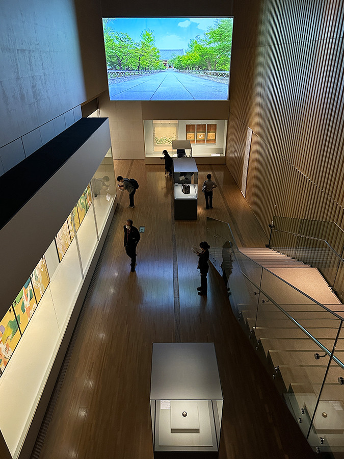 サントリー美術館「京都・智積院の名宝」会場より　第5章「智積院の名宝が結んだ美」展示風景