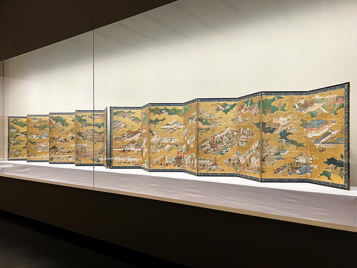 《洛中洛外図屏風》 江戸時代 17世紀