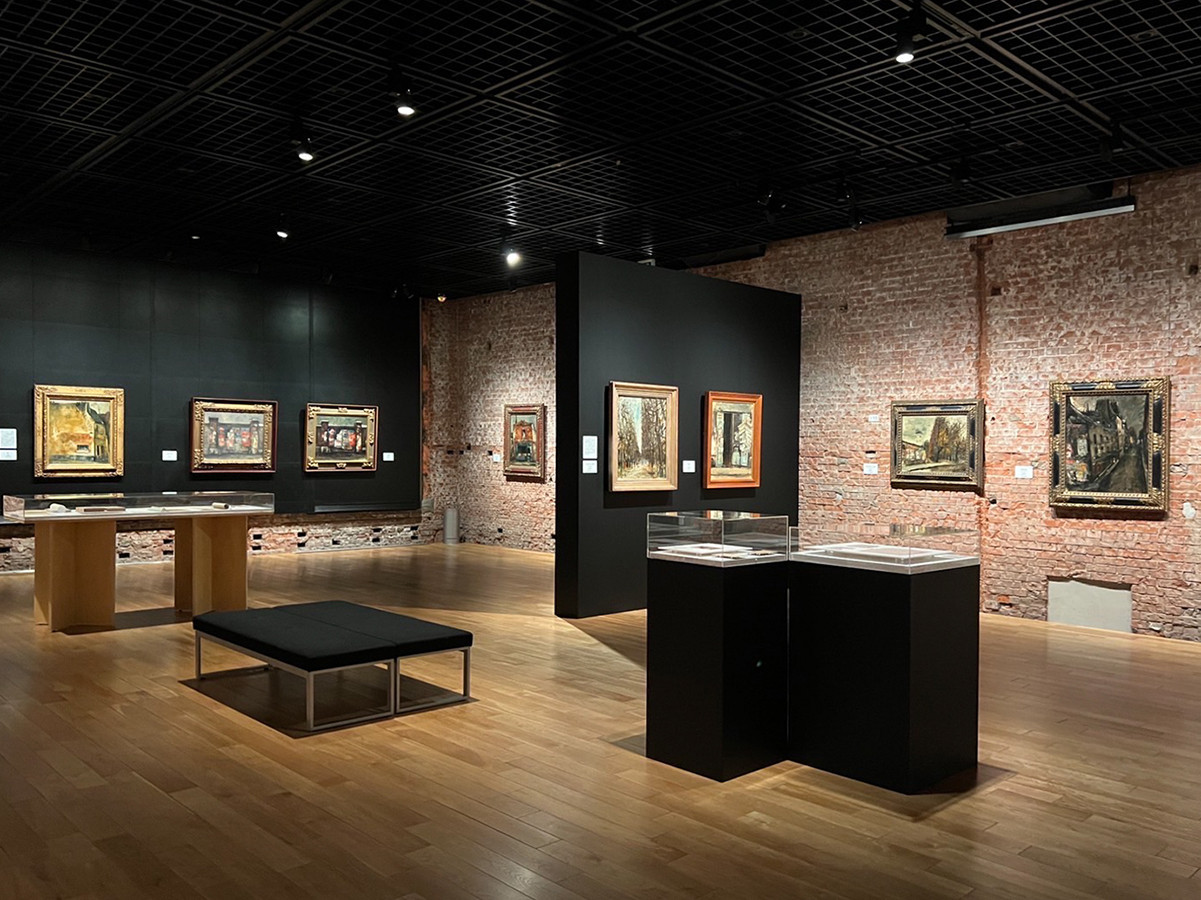 東京ステーションギャラリー「佐伯祐三 自画像としての風景」会場