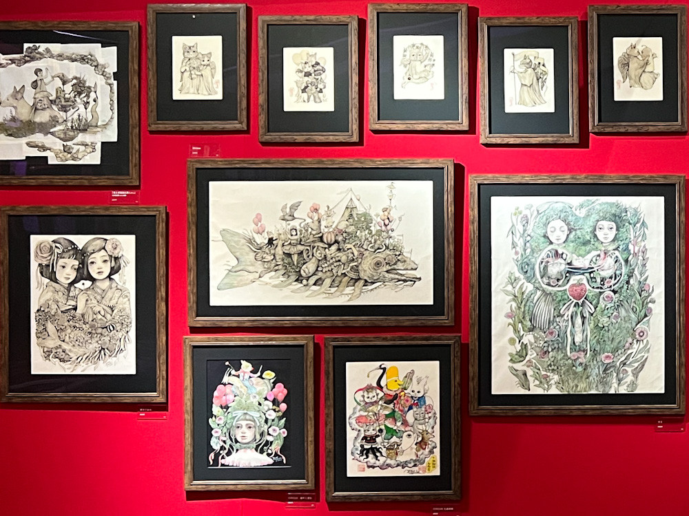 森アーツセンターギャラリー「ヒグチュウコ展CIRCUS FINAL END」会場 