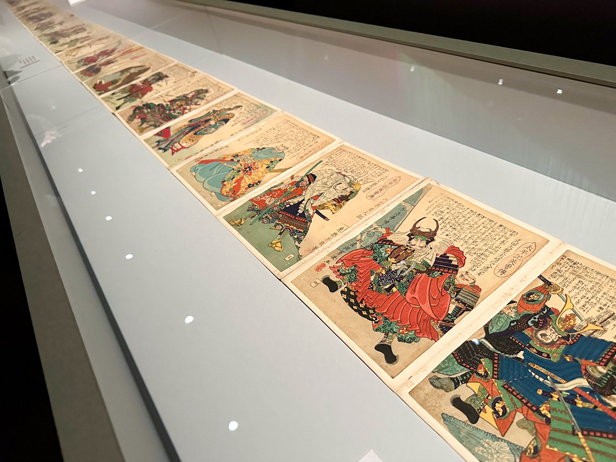 三菱一号館美術館「芳幾・芳年 ― 国芳門下の2大ライバル」会場