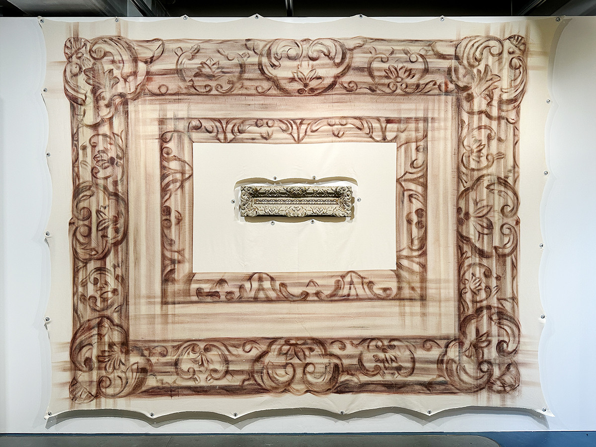 「OKUROJI STUDIO EXHIBITION」会場より 大渕花波の作品