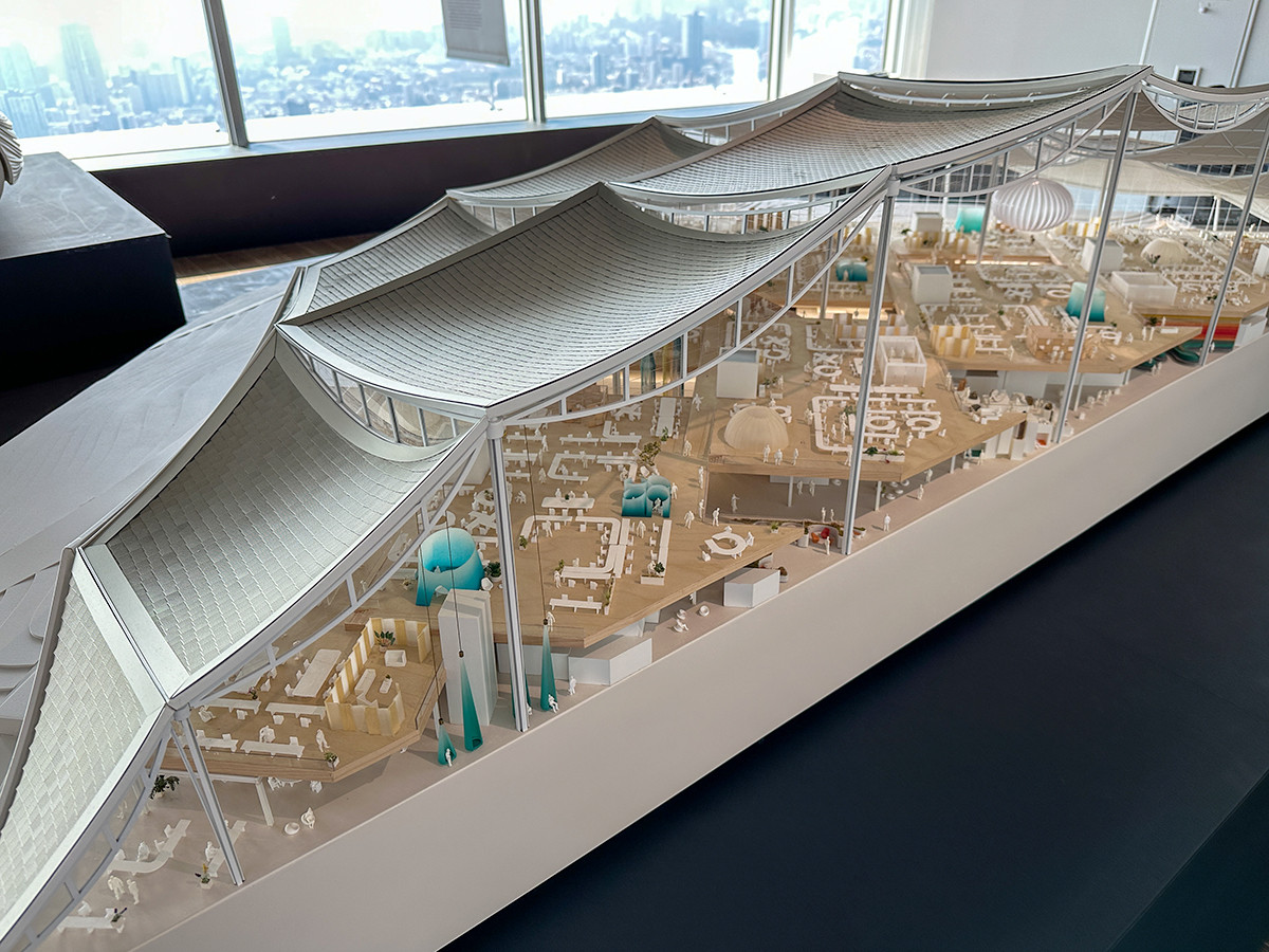 東京シティビュー「ヘザウィック・スタジオ展：共感する建築」会場より　《グーグル・ベイ・ビュー》カリフォルニア州マウンテン・ビュー　2022年