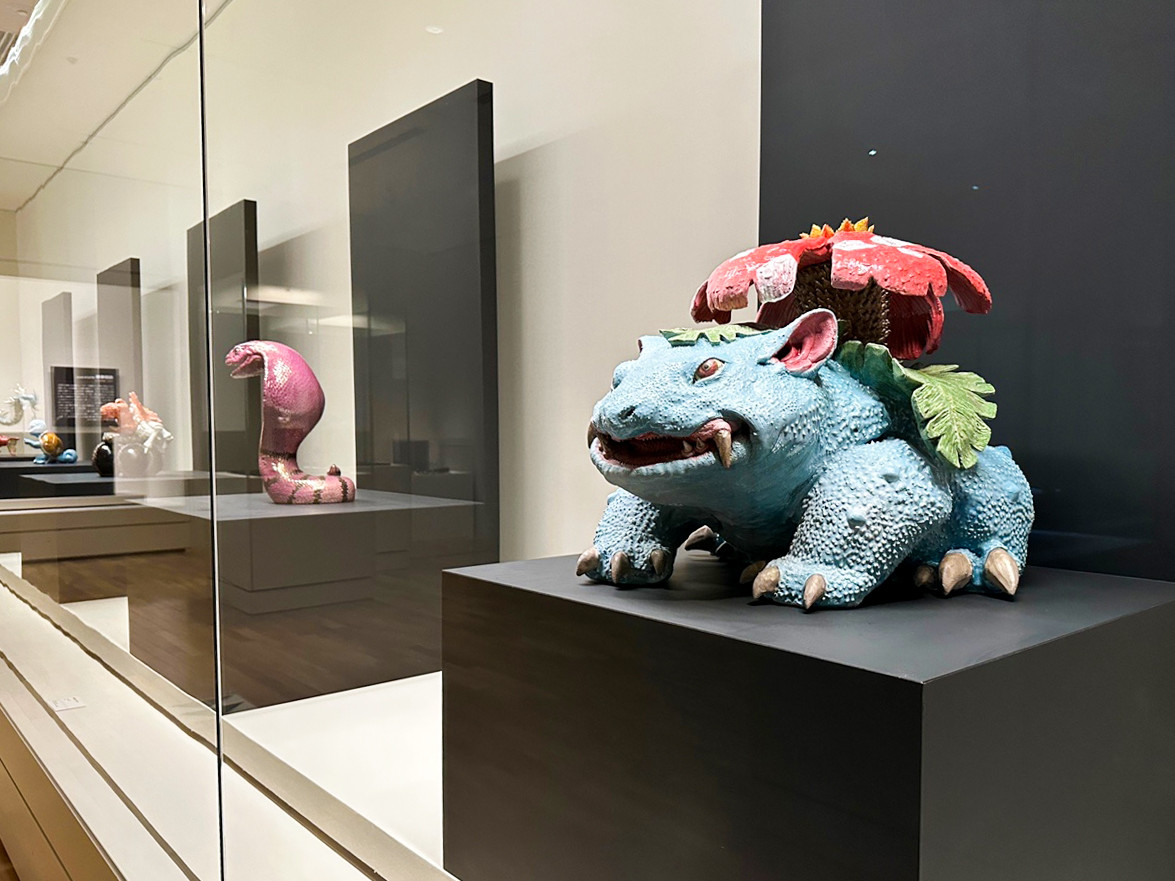 国立工芸館「ポケモン×工芸展 ― 美とわざの大発見 ―」会場