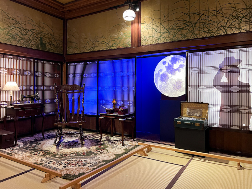東京都指定有形文化財「百段階段」 「大正ロマン×百段階段 ~文豪が誘うノスタルジックの世界~」展 会場
