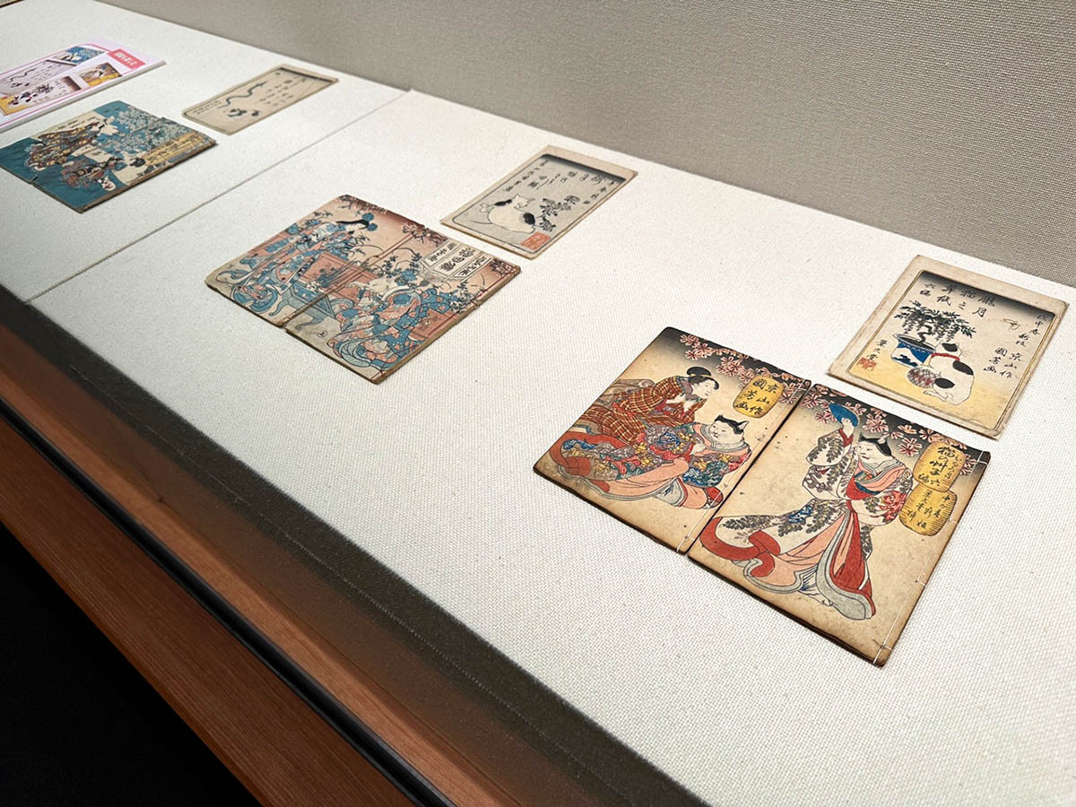 太田記念美術館「江戸にゃんこ 浮世絵ネコづくし」会場
