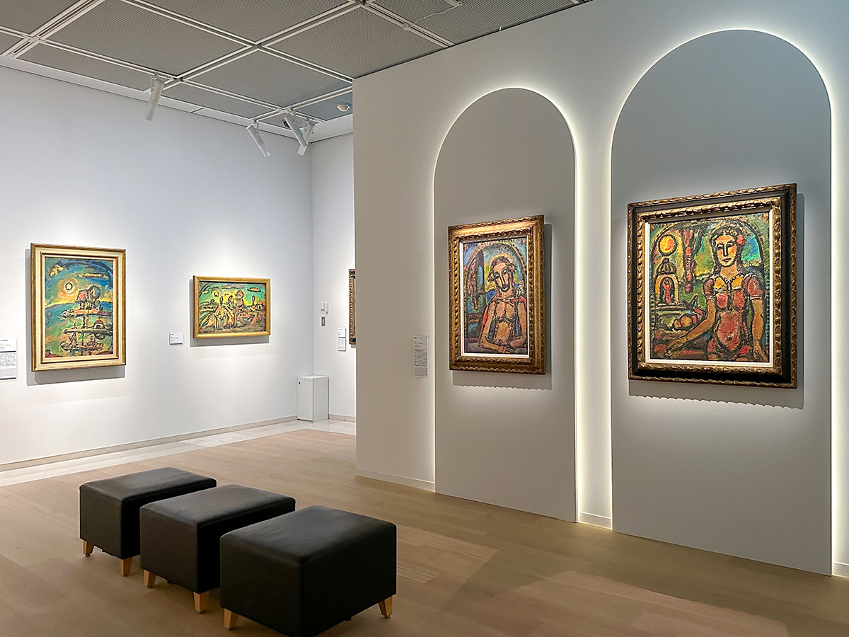 パナソニック汐留美術館「ジョルジュ・ルオー ― かたち、色、ハーモニー ―」展示風景