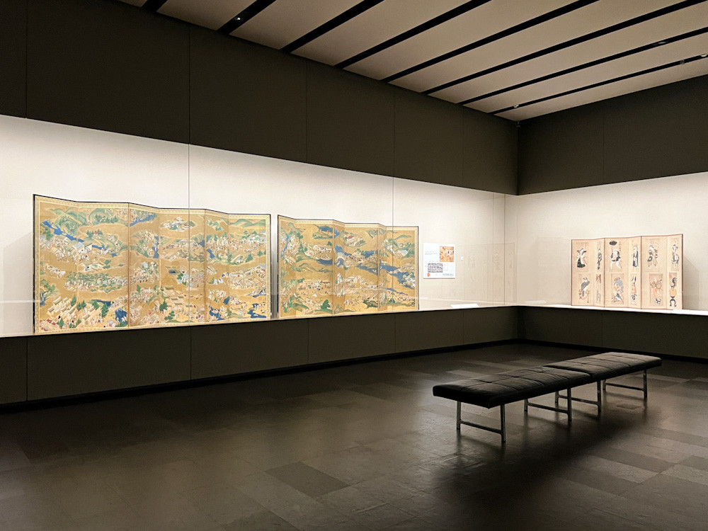 根津美術館「国宝・燕子花図屏風」会場