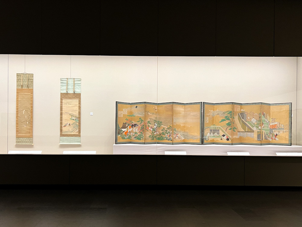 根津美術館「国宝・燕子花図屏風」会場