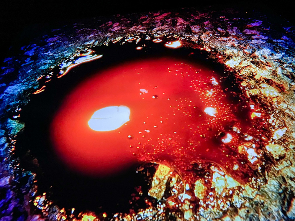 岐阜県美術館「清流の国ぎふ芸術祭 Art Award IN THE CUBE 2023』」会場より 大賞 千葉 麻十佳《Melting Hida Mountains》