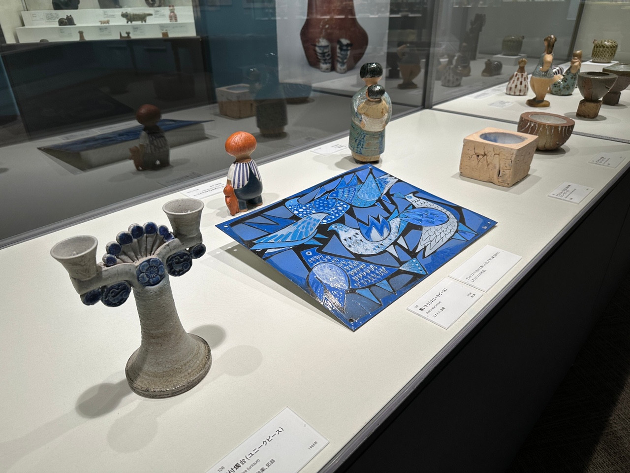 松屋銀座8階イベントスクエア「リサ・ラーソン展 知られざる創造の世界-クラッシックな名作とともに」会場