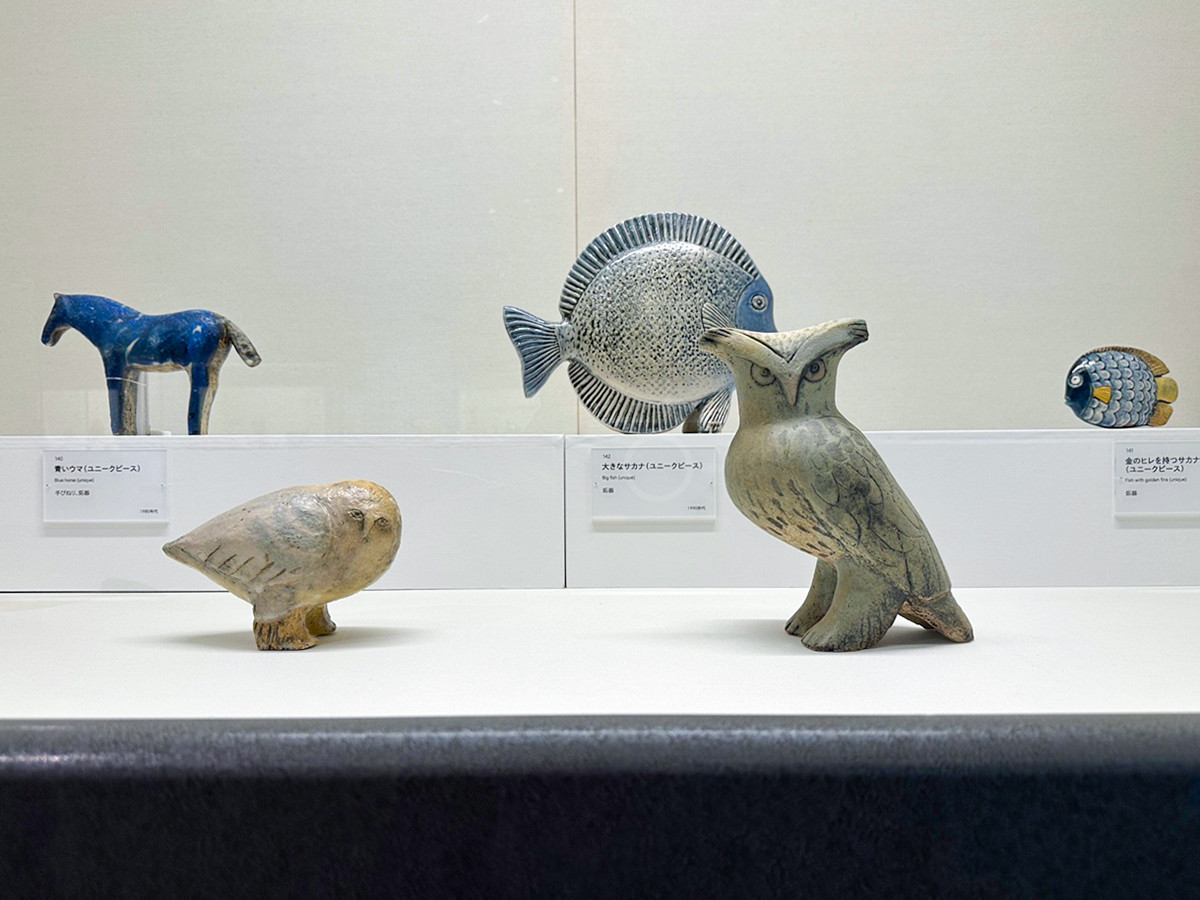 松屋銀座8階イベントスクエア「リサ・ラーソン展 知られざる創造の世界-クラッシックな名作とともに」会場