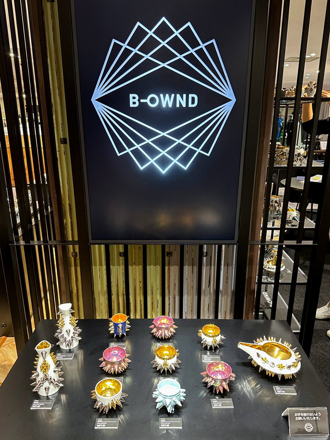 阪急メンズ東京 7F「B-OWND Gallery」 古賀崇洋「NEO WABI-SABI ‐Takahiro Koga exhibition‐」会場