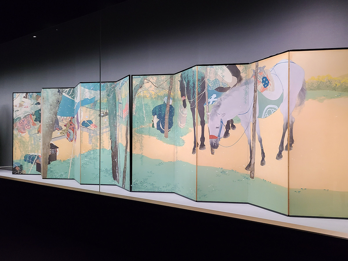 《駅路之春》 大正2年(1913)福田美術館 【展示期間:通期】