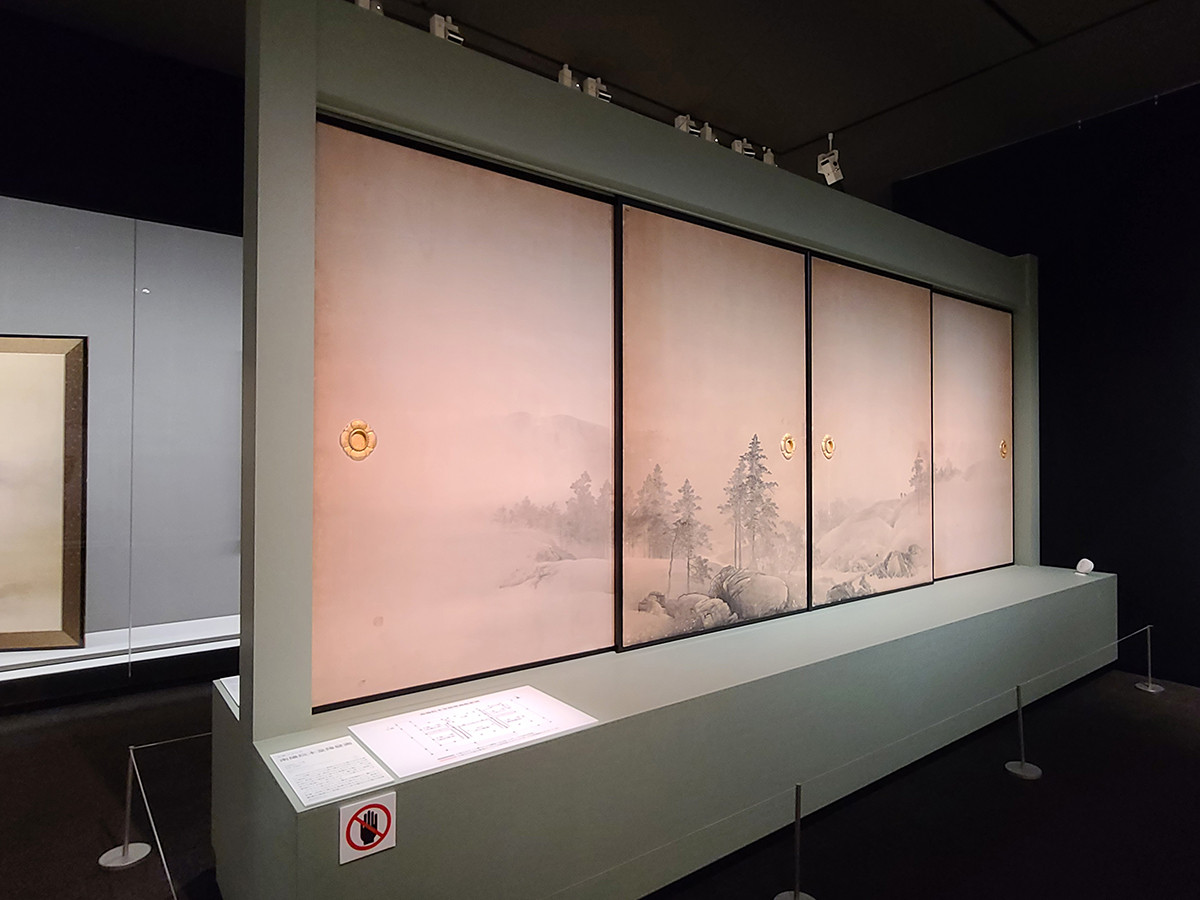 《南陽院本堂障壁画》 西側 明治43年（1910） 京都・南陽院 【展示期間：前後期で入れ替えあり】