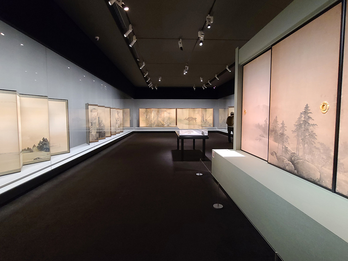 展示風景:第2章 光と風の水墨 ー写生から山水画へ