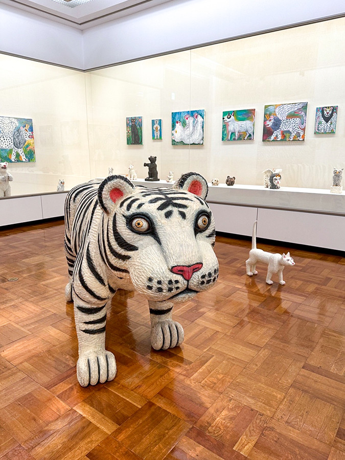 千葉市美術館「三沢厚彦　ANIMALS／Multi-dimensions」会場