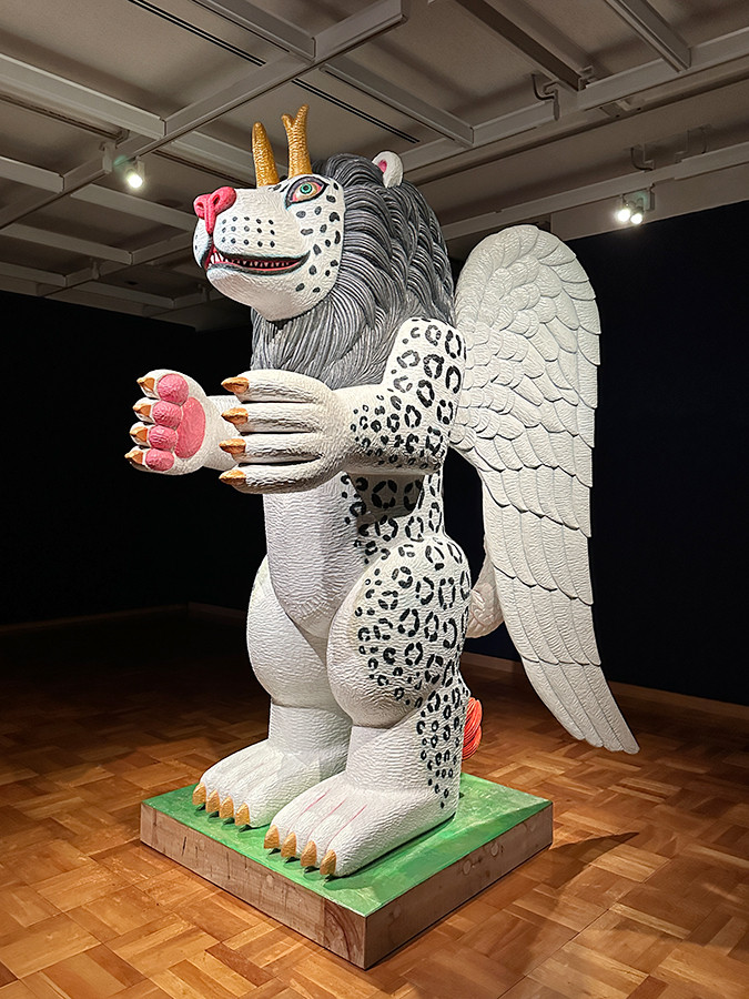 千葉市美術館「三沢厚彦　ANIMALS／Multi-dimensions」会場より　《Animal 2023-01》2023年