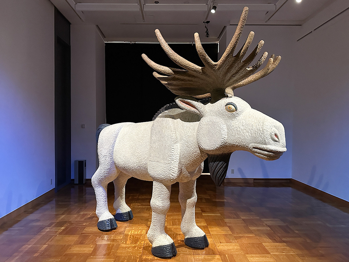 千葉市美術館「三沢厚彦　ANIMALS／Multi-dimensions」会場より　《Animal 2013-01》2013年