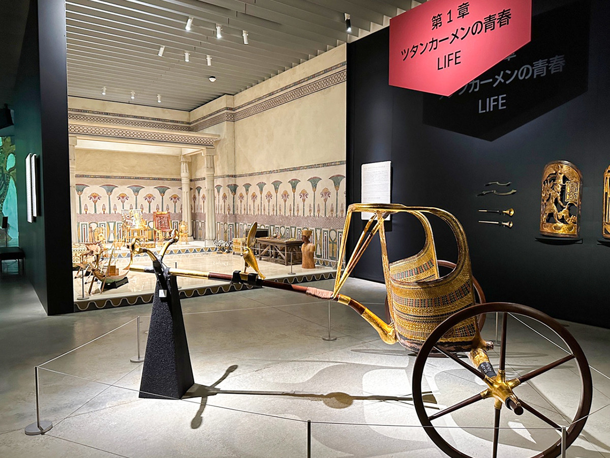 角川武蔵野ミュージアム「体感型古代エジプト展 ツタンカーメンの青春」会場