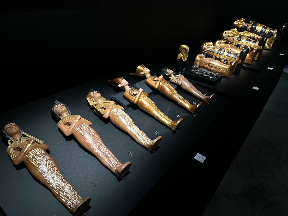 角川武蔵野ミュージアム「体感型古代エジプト展 ツタンカーメンの青春」会場