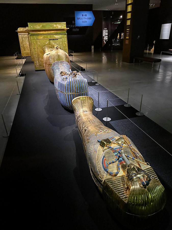 角川武蔵野ミュージアム「体感型古代エジプト展 ツタンカーメンの青春」会場