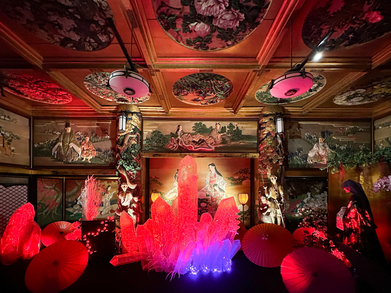 ホテル雅叙園東京「百段階段」「和のあかり×百段階段2023 ~極彩色の百鬼夜行~」会場