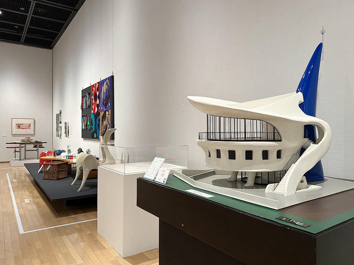 川崎市岡本太郎美術「凱旋!岡本太郎」会場より 第5章「今日の芸術 ― 建築・デザインとの協同」