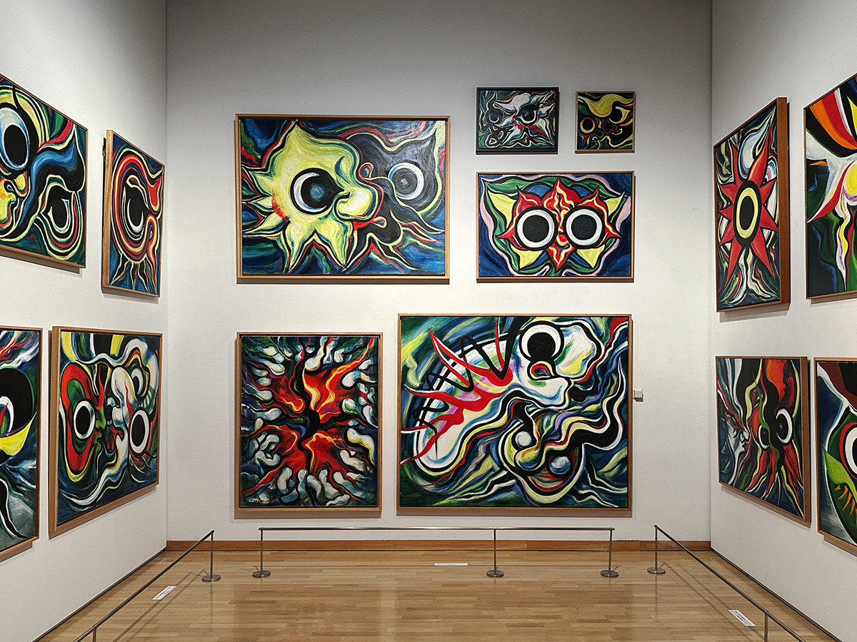 川崎市岡本太郎美術「凱旋!岡本太郎」会場より 第7章「眼の宇宙」