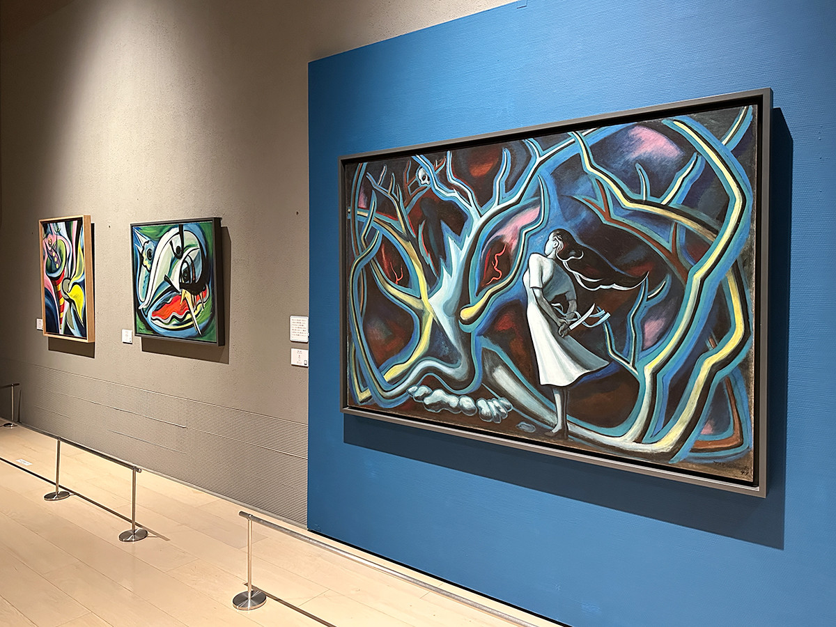 川崎市岡本太郎美術「凱旋!岡本太郎」会場より 第2章「戦後の前衛として」