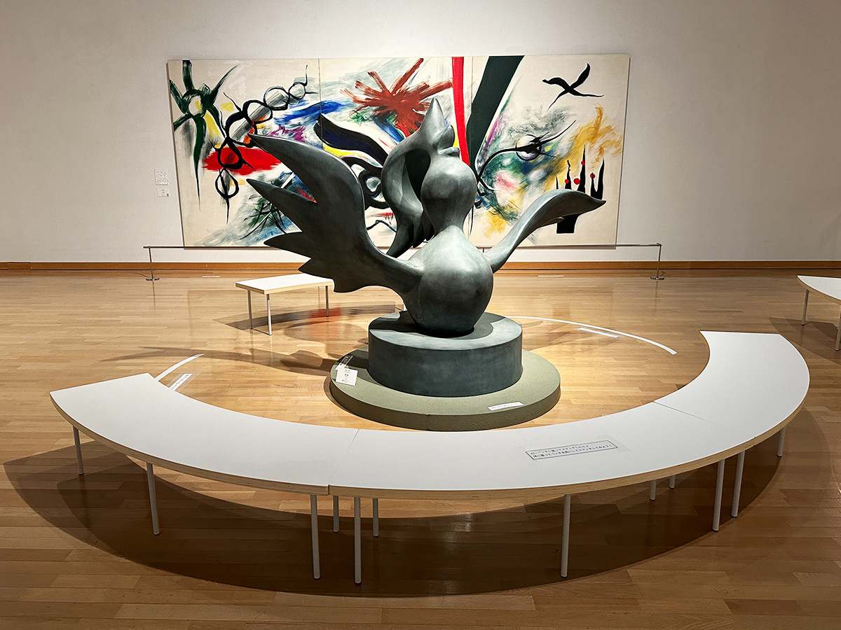 川崎市岡本太郎美術「凱旋!岡本太郎」会場より 第8章「見ることから描くことへ」