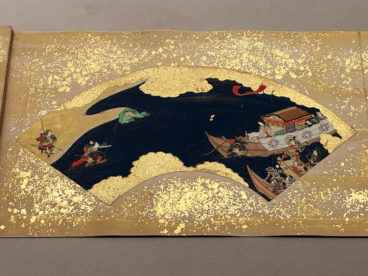 根津美術館「物語る絵画」会場より 《平家物語画帖》江戸時代 17世紀