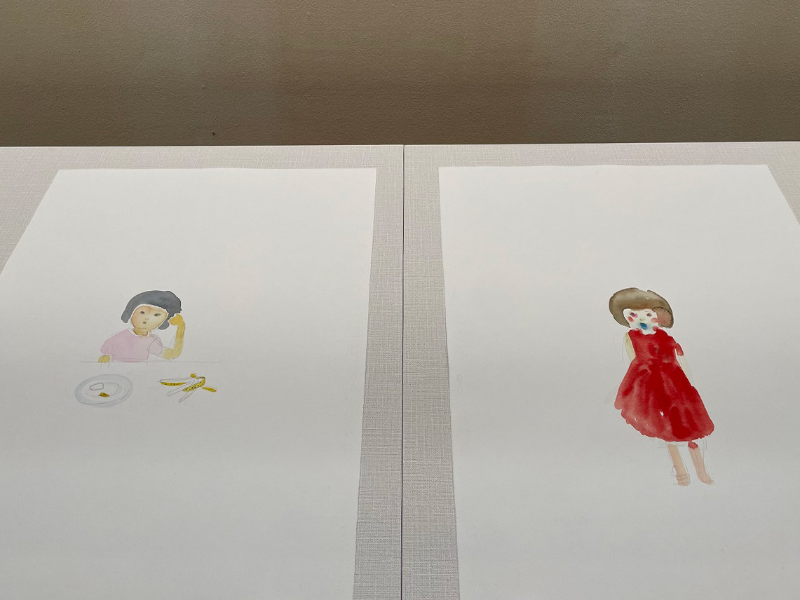 左:《ネムイ》2020年 右:《ブルーハワイ》2020年