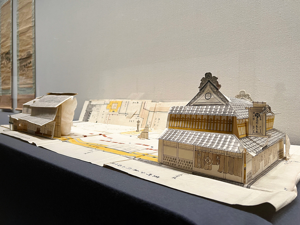 《江戸本店本普請図画面》 江戸時代・天保3年(1832) 三井文庫蔵