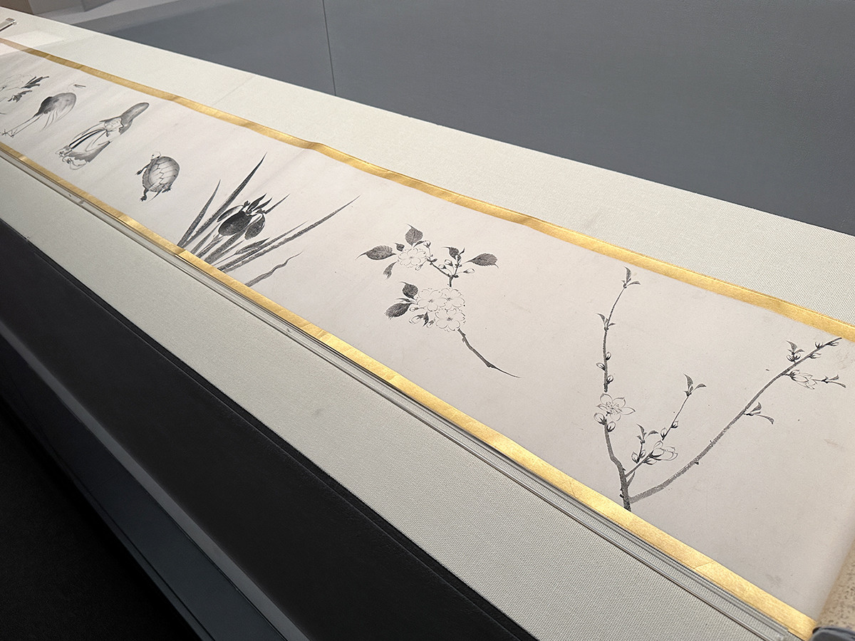 出光美術館「日本の美・鑑賞入門 しりとり日本美術」会場より 《雑画巻》鈴木其一 江戸時代 出光美術館