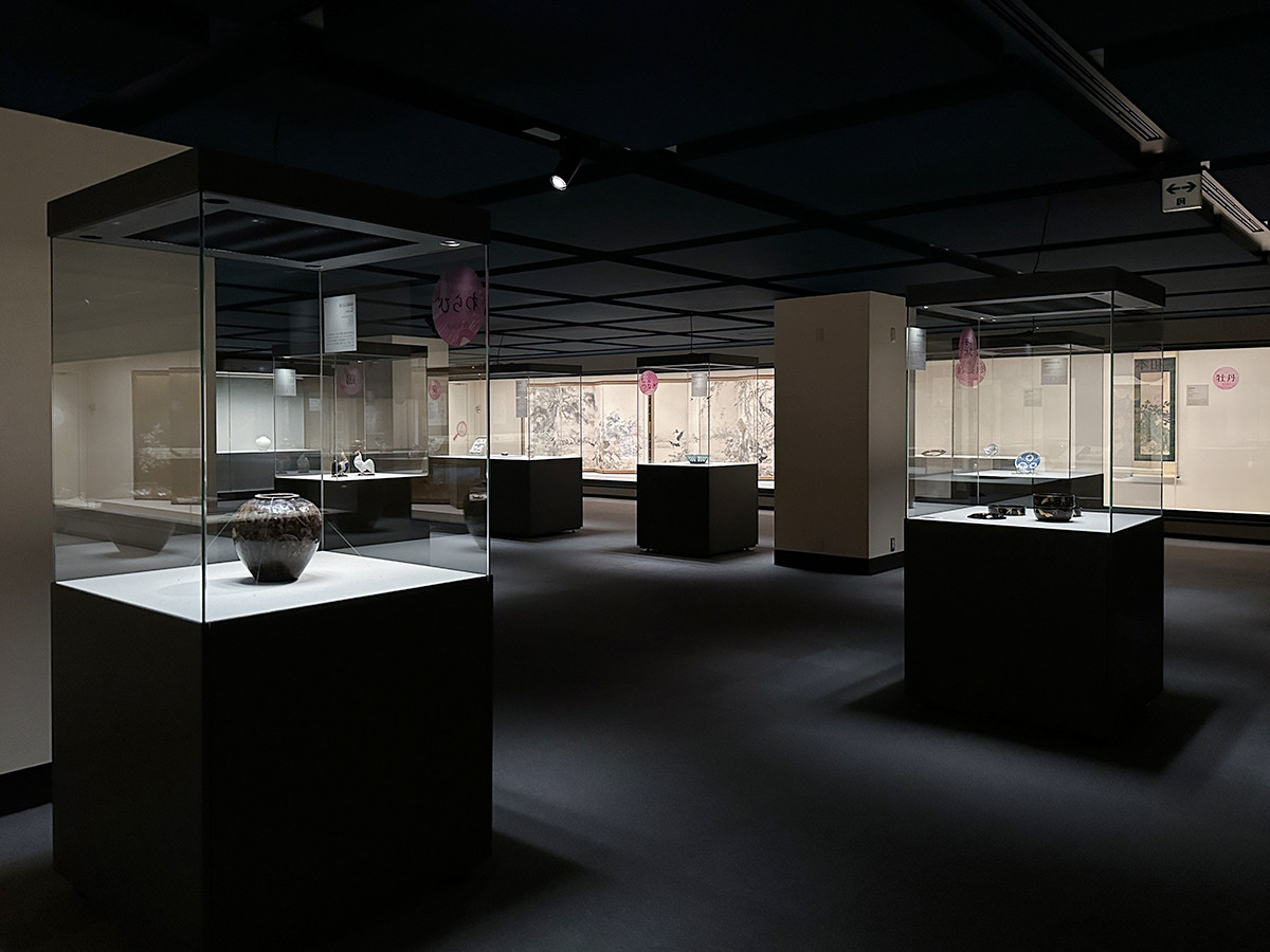 出光美術館「日本の美・鑑賞入門 しりとり日本美術」会場