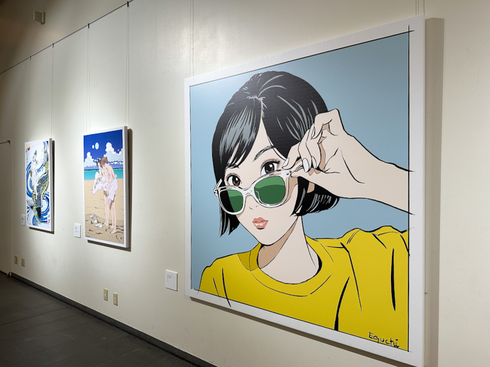 イタリア文化会館「TOKYO ARTE POP トーキョー・アルテ・ポップ ― 江口寿史×ルカ・ティエリ展」会場