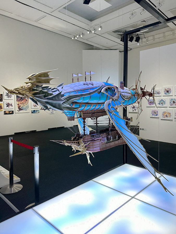 上野の森美術館「Cygames展 Artworks」会場より　「グランサイファー」