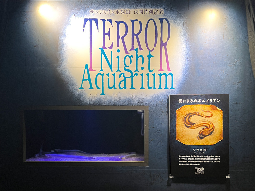 サンシャイン水族館 夜間特別営業「TERROR Night Aquarium」会場