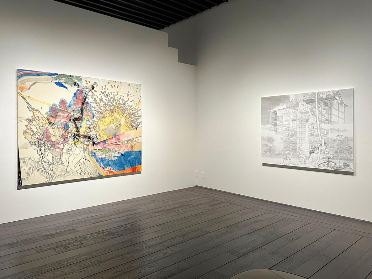 アーティゾン美術館「ジャム・セッション 石橋財団コレクション×山口晃 ここへきて やむに止まれぬ サンサシオン」会場