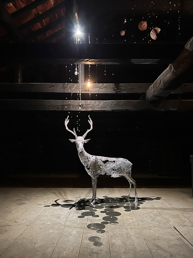 中之条ビエンナーレ2023 会場より 西島雄志《環》