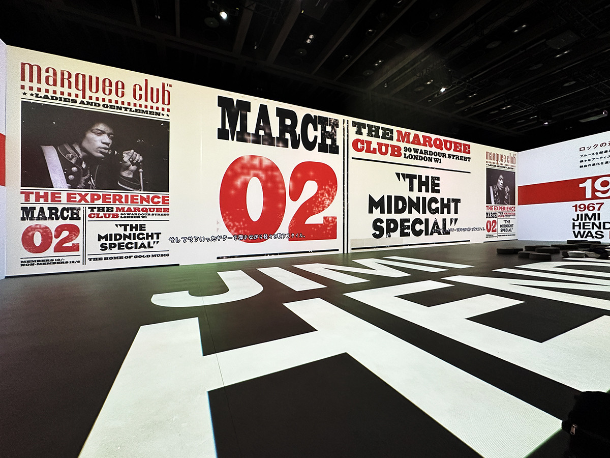 「marquee club® 65th anniversary　EVERYONE WAS HERE.　～Immersive Rock History of marquee club～」会場