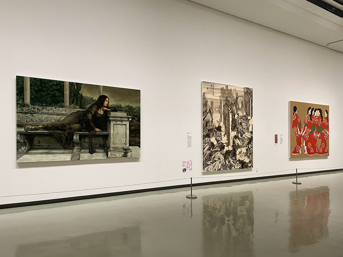 名古屋市美術館「開館35周年記念　福田美蘭 ― 美術って、なに？」会場風景