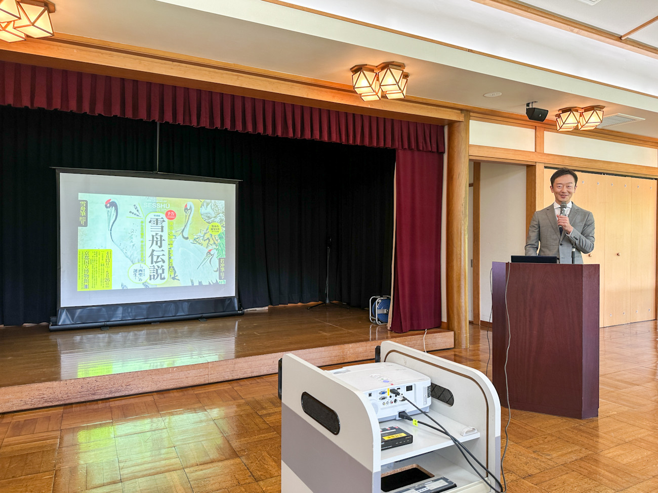 特別展「雪舟伝説―「画聖」の誕生―」記者発表より 京都国立博物館 福士雄也 主任研究員