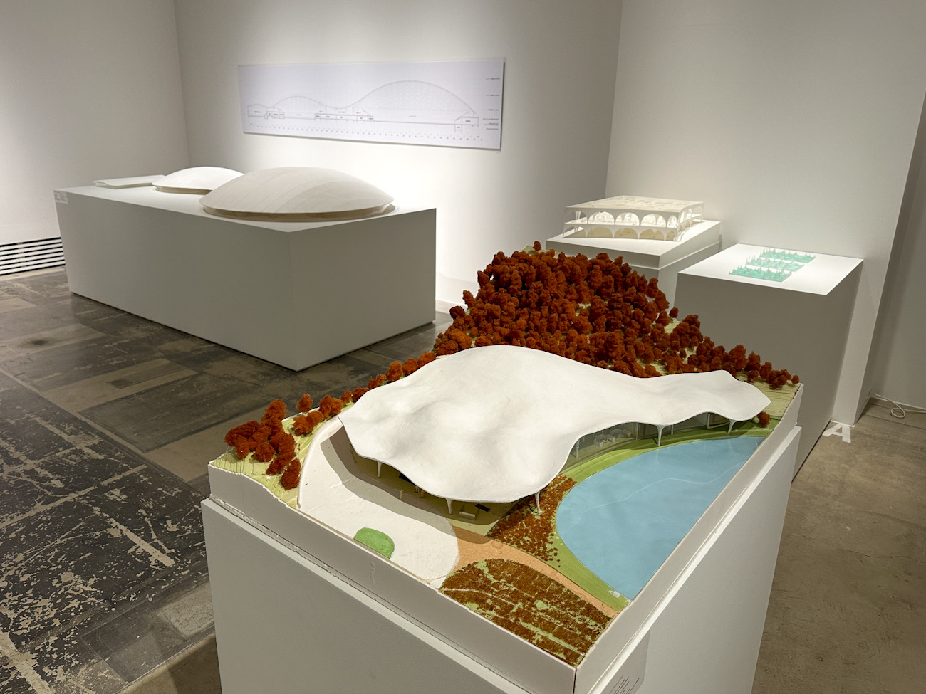 WHAT MUSEUM「感覚する構造 - 力の流れをデザインする建築構造の世界 -」会場