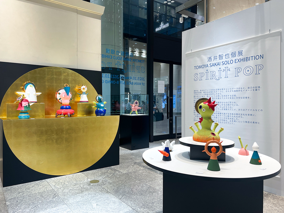 阪急メンズ東京 1F MAIN BASE 「酒井智也個展 SPIRIT POP」会場