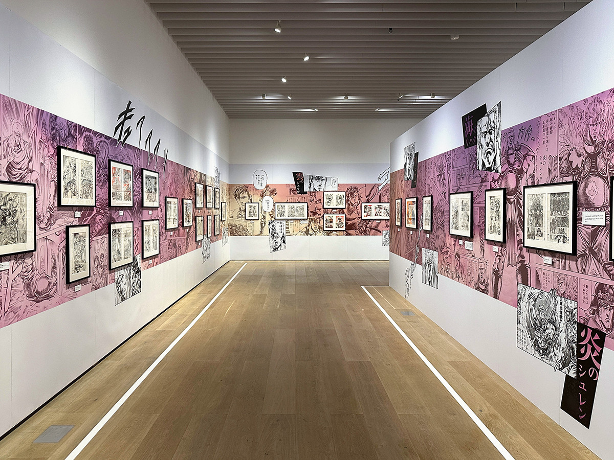 森アーツセンターギャラリー「北斗の拳 40周年大原画展 ~愛をとりもどせ!!~」会場
