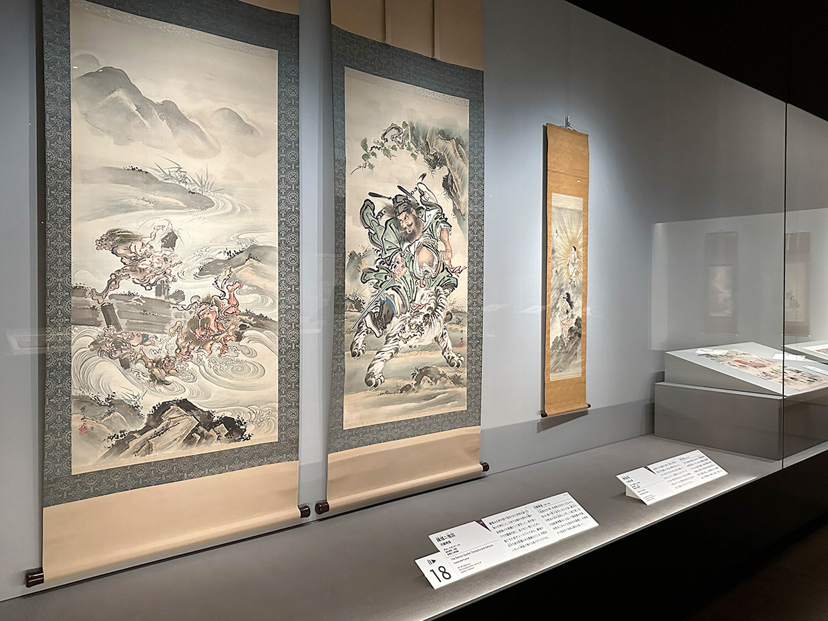 サントリー美術館「激動の時代　幕末明治の絵師たち」会場