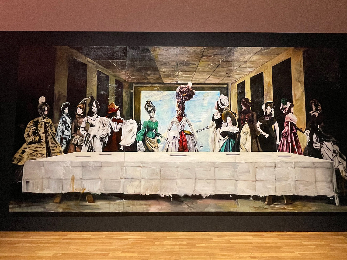 《Last Supper》2022年　現代社会における《最後の晩餐》