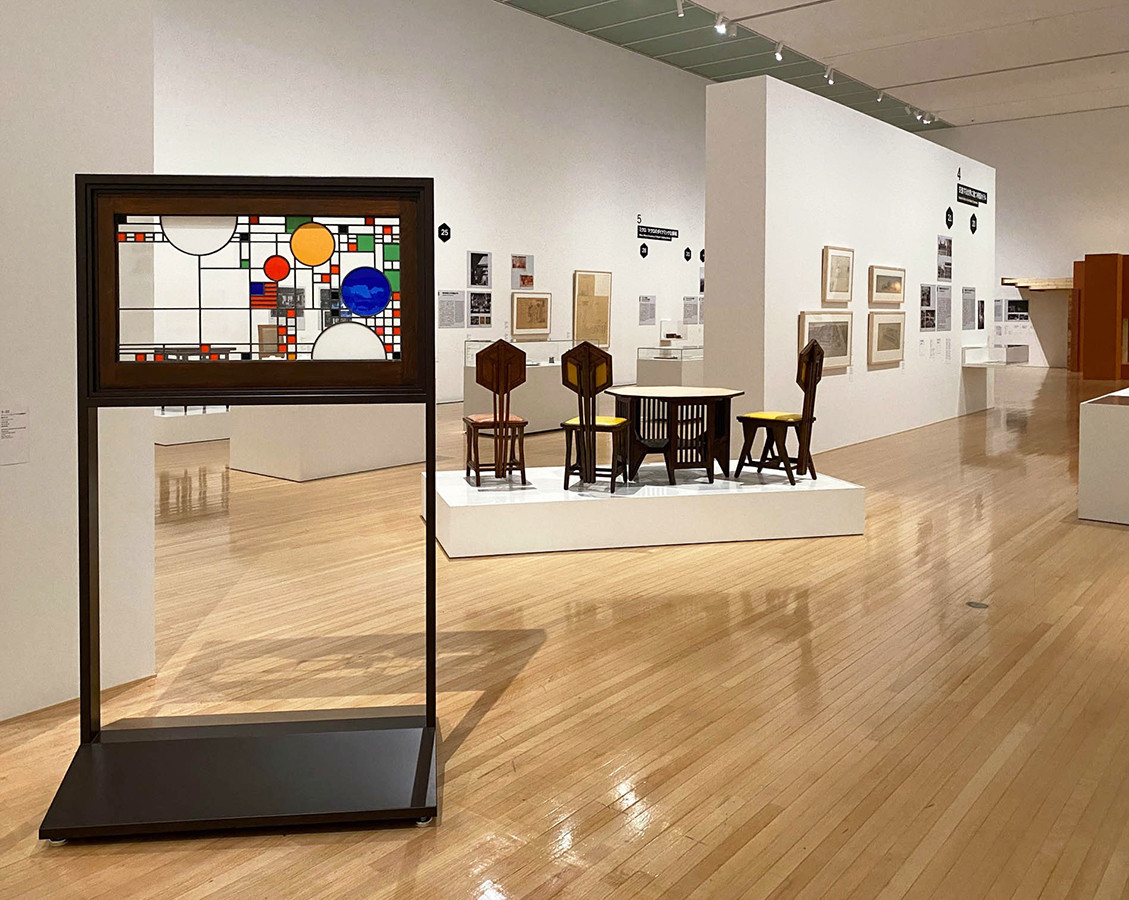 豊田市美術館「フランク・ロイド・ライト 世界を結ぶ建築」会場 展示風景